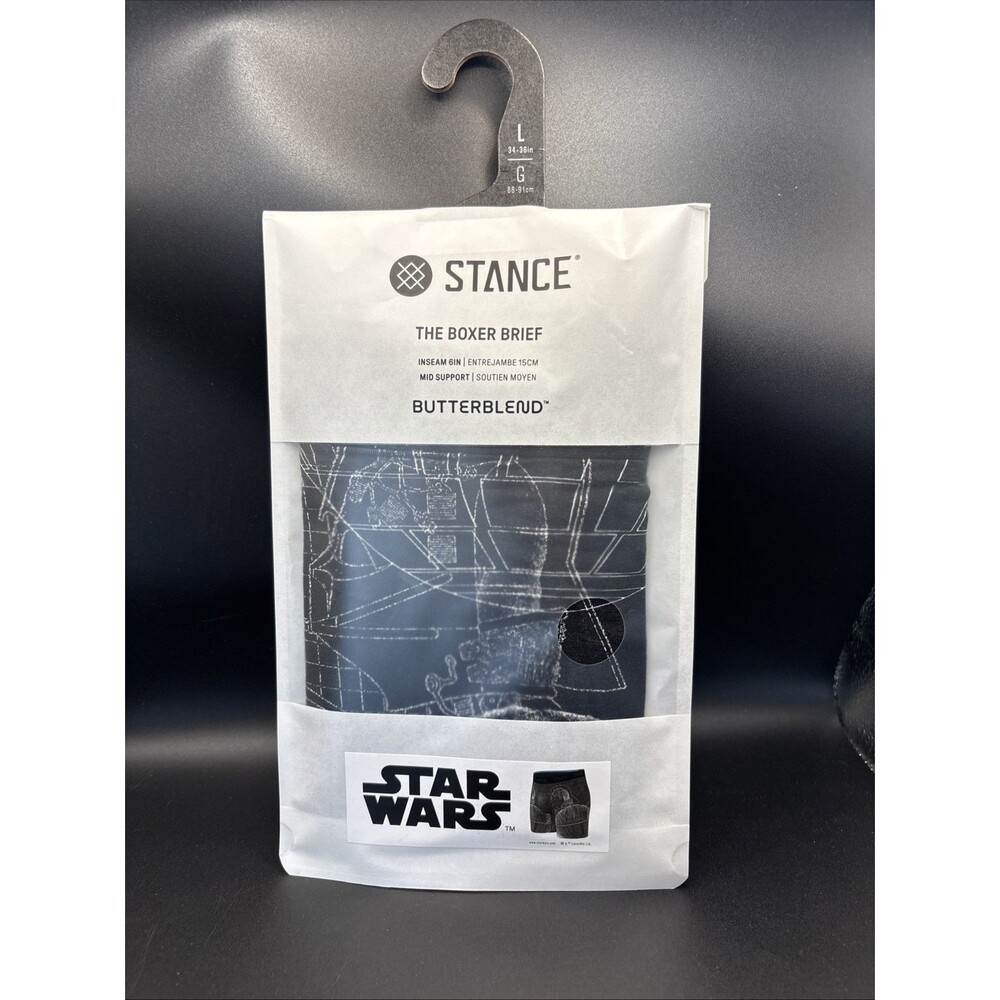 Stance Star Wars "May the 4th" Butter Blend Boxer Briefs — Men's Size Large NIP